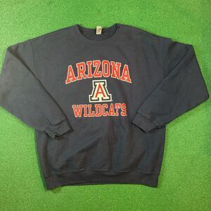 Size L Mens – Arizona Wildcats University NCAA Navy Crewneck Sweatshirt